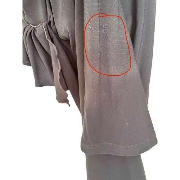 ABS By Allen Schwartz Navy Blue Faux wrap Mini dress NWT Size small*flaw* - Picture 11 of 13